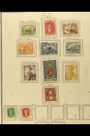 1923-1972 ATTRACTIVE COLLECTION On Leaves, Inc 1923-25 Set To 1r Mint, 1934-38 Set Used, 1949 UPU & Air Sets... - Irak