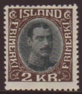 1931-37 2kr Brown And Green King Christian (re-drawn), Mi 166, Fine Mint. For More Images, Please Visit... - Otros & Sin Clasificación