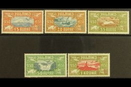 1930 Air Parliamentary Millenary Celebration Complete Set (SG 174/78, Facit 189/93, Michel 142/46), Fine Never... - Andere & Zonder Classificatie