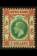 1912 $5 Green And Red On White Back, SG 115a, Very Fine Mint, Lovely Fresh Colours. Scarce Stamp. For More Images,... - Sonstige & Ohne Zuordnung