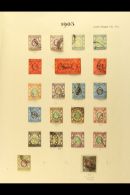 1903-11 USED COLLECTION An Old Time Collection On Pages Which Includes 1903 Set To $1 Incl 30c X2 And 50c X2, Plus... - Autres & Non Classés