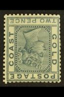 1884-91 2d Grey WATERMARK INVERTED Variety, SG 13aw, Fine Mint, Some Slightly Trimmed Perfs, Very Fresh &... - Costa De Oro (...-1957)