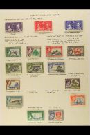1937-55 VFM KGVI COLLECTION On Album Pages. Includes 1938-55 Pictorial Definitive Set, All Omnibus Issues &... - Islas Gilbert Y Ellice (...-1979)