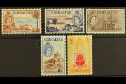 1953-59 High Value Pictorial Set 1s To £1, SG 154/58, Very Fine Mint (5 Stamps) For More Images, Please... - Gibraltar
