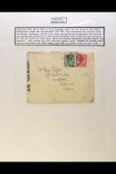 1912-52 COVER & CARDS COLLECTION An Interesting Postal History Collection Of Covers & Cards Presented On... - Gibilterra