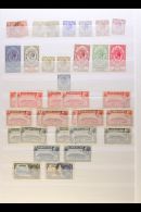 1886-1969 FRESH MINT AND FINE USED Ranges On Stockleaves. Note 1889-96 To 50c Mint, Plus 20c Olive-green (SG 25)... - Gibraltar