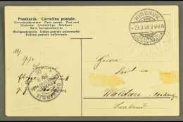 SOUTH WEST AFRICA 1906 (29 Aug) Stampless Ppc To Okahandja Showing Very Fine "WINDHUK" Cds With Very Fine... - Other & Unclassified