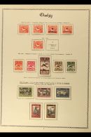 DANZIG 1920-39 FINE MINT AIR POST STAMPS COLLECTION On Printed Album Pages, Includes 1920 Overprinted Set Of 3,... - Sonstige & Ohne Zuordnung