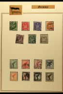 1919-55 AIR SETS COLLECTION Presented On Album Pages. A Mint & Used Collection Of Complete Sets, Inc 1924 Set... - Other & Unclassified