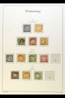 WURTTEMBERG 1851-1920 Clean And Attractive Chiefly All Different Mint Or Used Collection On Lighthouse Printed... - Other & Unclassified