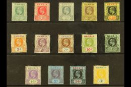 1909 Complete Definitive Set, SG 72/85, Fine Mint. (14 Stamps) For More Images, Please Visit... - Gambia (...-1964)