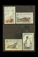 TAAF 1960 Wildlife Set, Maury 16/19, Very Lightly Hinged Mint (4 Stamps) For More Images, Please Visit... - Otros & Sin Clasificación