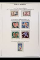 NEW CALEDONIA 1963-1989 NEVER HINGED MINT All Different Collection. A Delightful Complete Run Of Postage Issues... - Otros & Sin Clasificación