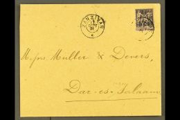 ZANZIBAR 1901(17th Sept) Cover To Dar-es-Salaam Bearing 2½a On 25c (Yv 24) Tied By Zanzibar Cds &... - Other & Unclassified