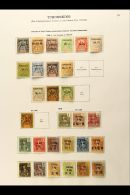 TCHONGKING 1903 - 1918 Fresh Mint Collection With 1903 Single Line Tchongking Ovpt Vals To 1fr, 1906 Tch'ong/K'ing... - Other & Unclassified