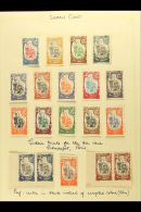 SOMALI COAST 1902-03 Imperf Proof Colour Trials For The "Somali Warriors" Design On Unwatermarked Paper With "0f."... - Other & Unclassified