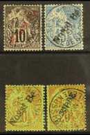 NOSSI - BE 1893 Overprint Set Complete, Yv 23/26, Very Fine Used. (4 Stamps) For More Images, Please Visit... - Autres & Non Classés