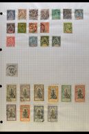 INDIAN SETTLEMENTS 1892-1952 All Different FINE USED Collection On Pages. With 1892 Set Less 75c; 1900-07 Range To... - Other & Unclassified