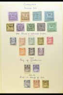 GUADELOUPE POSTAGE DUES 1884-1947 COLLECTION Includes 1884 5c, 10c, 15c & 50c Mint, 15c, 30c, 35c & 50c... - Andere & Zonder Classificatie