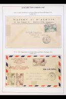 GUADELOUPE 1946-1956 POSTAL HISTORY Collection. An Attractive & Interesting Collection That Includes  Covers... - Autres & Non Classés