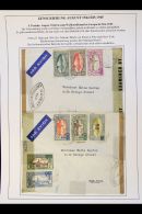 GUADELOUPE 1939-45 WARTIME POSTAL HISTORY COLLECTION. An Interesting Range Of Covers & Airmails, Most Posted... - Other & Unclassified