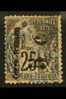 CONGO 1891 5c On 25c, Small "o", Reading Upwards, Yv 4a, Fine Used. For More Images, Please Visit... - Otros & Sin Clasificación