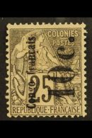 CONGO 1891 10c On 25c, Small"o", Reading Upwards, Yv 5b, Very Fine Mint. For More Images, Please Visit... - Andere & Zonder Classificatie