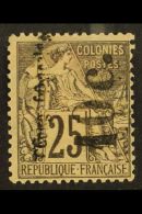 CONGO 1891 10c On 25c, Small "O", Reading Upwards, Yv 7c, Fine Mint Showing Partial Doubling To Congo Francais.... - Andere & Zonder Classificatie