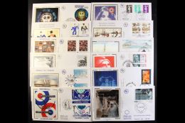 SILK FIRST DAY COVERS 1988-1997 All Different Collection. Each Cover Bearing A Stamp (or Stamps) And Matching... - Sonstige & Ohne Zuordnung