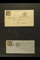 POSTAGE DUE 1859-78. An Attractive, Imperforate 4 Margin Selection ON COVERS / ENTIRES All Bearing Cds Cancels.... - Otros & Sin Clasificación