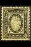 1891 3.50r Grey & Black FOURNIER FORGERY (as Michel 46, SG 144, Facit 46), Very Fine 'used', Fresh. For More... - Autres & Non Classés
