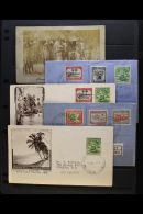 OCEANIA COVERS GROUP An Interesting 20th Century Selection That Includes An Early Tonga Sepia/white PPC, A Group... - Sonstige & Ohne Zuordnung