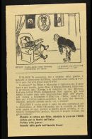 WWII PROPAGANDA LEAFLET 1942 Printed Leaflet Written In Italian Produced By The Russians To Be Distributed Between... - Autres & Non Classés