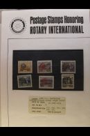 ROTARY INTERNATIONAL - 1931-1978 POWERFUL WORLDWIDE COLLECTION All Different Mint (mostly Never Hinged) Stamps And... - Non Classés