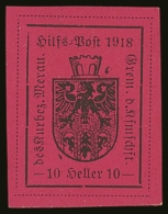 WWI - ITALY MERANO LOCALS 1918 10h Lilac Carmine, Sass 5, Very Fine Mint, Signed Sorani. Cat €550... - Unclassified