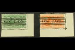 WWII - GERMAN OCCUPATION OF ZARA 1943 Express Stamps With "Zara" Overprints Type II (both "A" Wide) Complete Set,... - Non Classés