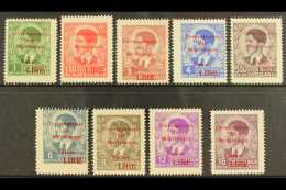 WWII - ITALIAN OCCUPATION OF MONTENEGRO 1942 Set To 16d (less 25p And 2d Rose Lilac), Ovptd "Valore LIRE" In Red,... - Non Classés