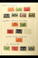 1922-1940 FINE MINT COLLECTION In Hingeless Mounts On Leaves, ALL DIFFERENT, Inc 1924 Assembly Set To 25q &... - Albanien