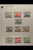 1925-1928 AIR POST ISSUES. FINE MINT COLLECTION In Hingeless Mounts On Leaves, Inc 1925 Sets (x2), 1927 "Rep.... - Albanien