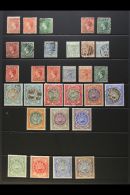 1863-1908 MINT & USED COLLECTION. A Most Useful Selection On A Stock Page, Includes 1863-77 (wmk Star) 1d Dull... - Other & Unclassified