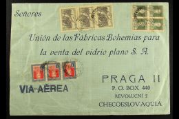 1931 PRINTED COVER TO CZECHOSLOVAKIA A Large Printed Advert Air Mail Cover To Prague Bearing 1931 5p "Victorious... - Otros & Sin Clasificación