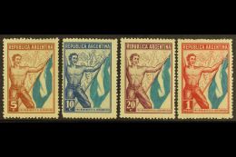 1952 ESSAYS To Commemorate The "Shirtless Ones". 5c, 10c, 20c And 1p, Inscribed "PRO-MONUMENTO AL DESCAMISADO",... - Other & Unclassified