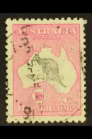 1915 10s Grey And Bright Aniline Pink, SG 43a, Very Fine Used. For More Images, Please Visit... - Other & Unclassified