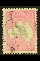 1915 10s Grey And Bright Aniline Pink, SG 43a, Very Fine Used. For More Images, Please Visit... - Otros & Sin Clasificación