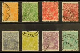 1926-30 KGV Heads Perf 14 Complete Set, SG 85/93, Used, Fresh Colours, Cat £170. (8 Stamps) For More Images,... - Autres & Non Classés