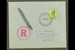 1964 Space Cover, Plain Cover Franked KGVI 6½d, Clear "WOOMERA 5 JE 64" Postmark, Pencil Notation States... - Otros & Sin Clasificación