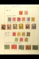 1863-1952 MINT AND USED COLLECTION In Hingeless Mounts On Album Pages. Note 1863 (perf 12½) 4d Dull Rose... - Autres & Non Classés
