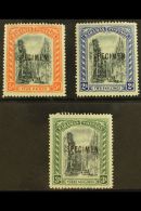 1901 Queen's Staircase, 5d To 3s, Ovptd "Specimen", SG 59s/61s, Very Fine Mint. (3 Stamps) For More Images, Please... - Otros & Sin Clasificación