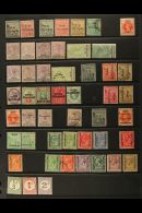 1885-1925 A Useful Range Incl. 1885-87 ½d And 3d, Anchor ½d To 2d Mint Or Unused, 1s Used, 1888 3d... - Otros & Sin Clasificación