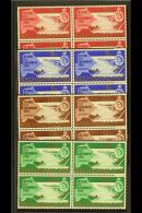 1965 New Constitution Set With Lake Flaw On Every Value, In Blocks Of 4, SG 186b/9b, Each Block Hinged On One... - Andere & Zonder Classificatie